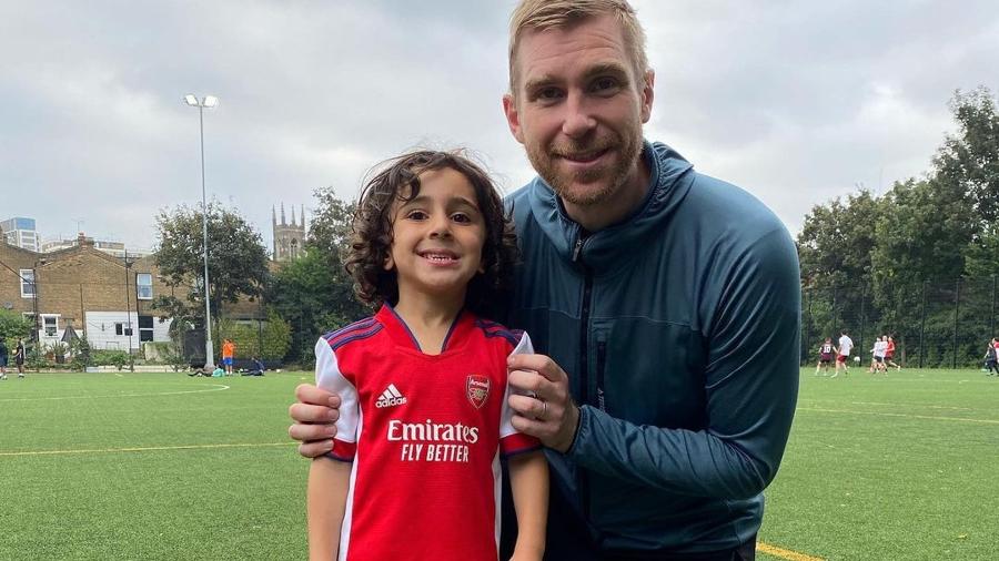 Zayn Ali Salman tem só 4 anos, mas já está nas categorias de base do Arsenal - Reprodição