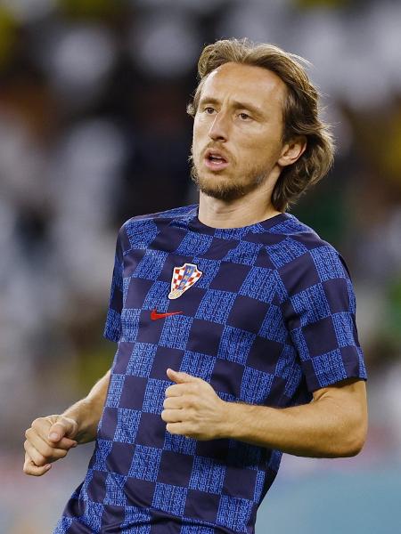 Luka Modric, da Croácia, antes de enfrentar o Brasil. - SUHAIB SALEM/REUTERS
