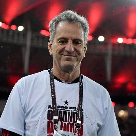 Rodolfo Landim, presidente do Flamengo, diz que clube fez proposta para renovar com Gabigol - Thiago Ribeiro/AGIF