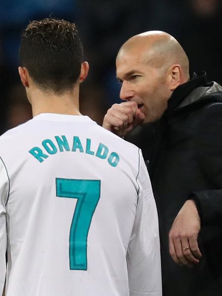 Cristiano Ronaldo venceu três Liga dos Campeões sob o comando de Zidane - REUTERS