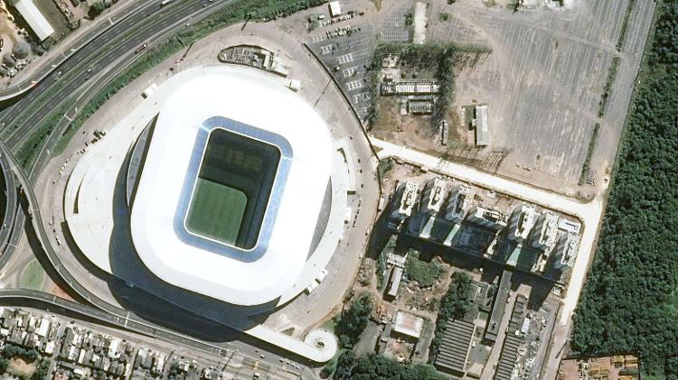 Arena do Grêmio - Porto Alegre - Pléiades, © Cnes, Distribuição Airbus DS - Pléiades, © Cnes, Distribuição Airbus DS