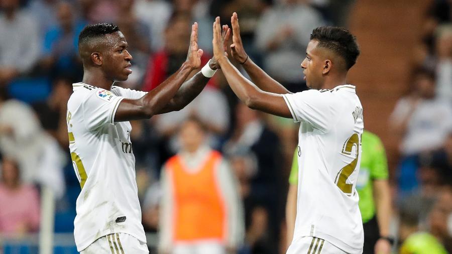 Vinicius Junior e Rodrygo são duas jovens estrelas do Real Madrid - David S. Bustamante/Soccrates/Getty Images