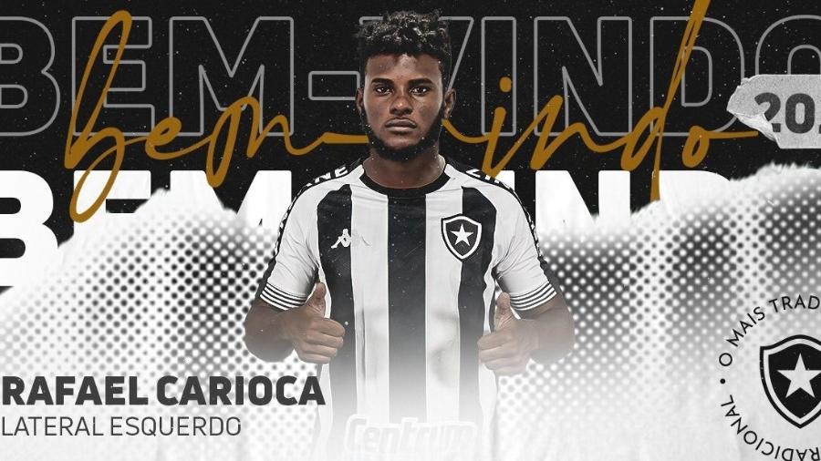 Rafael Carioca é anunciado pelo Botafogo - Reprodução/Twitter