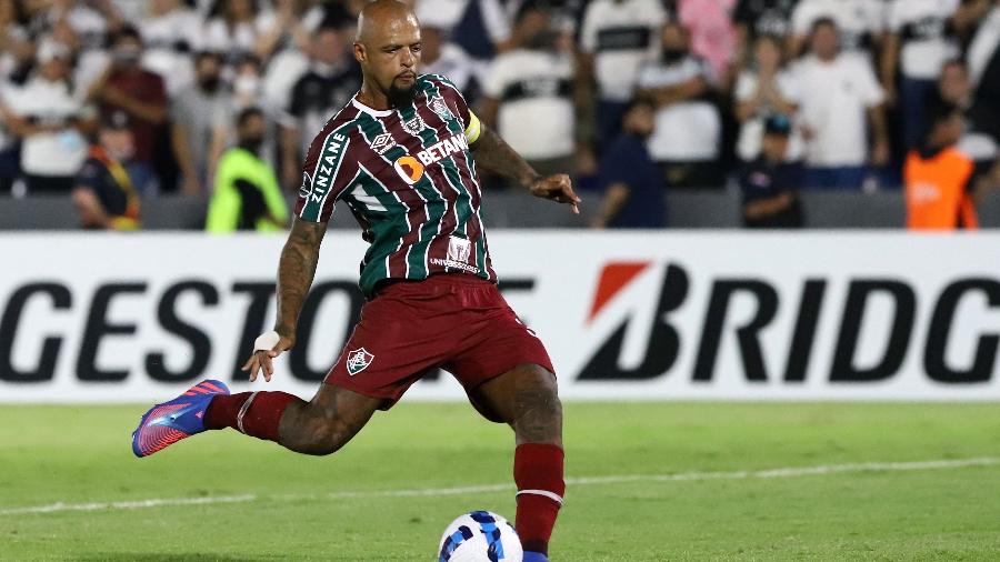 Felipe Melo, volante do Fluminense - Nathalia Aguilar / POOL / AFP