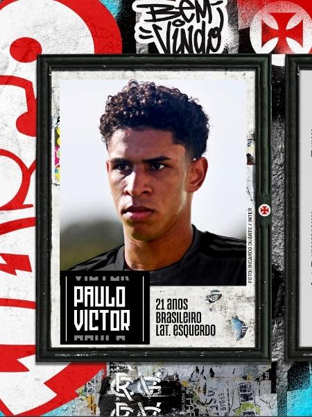 Vasco anuncia contratação do lateral-esquerdo Paulo Victor - Reprodução site oficial