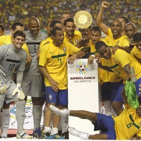 Brasil x Argentina em 2011 foi última vez da seleção no Mangueirão