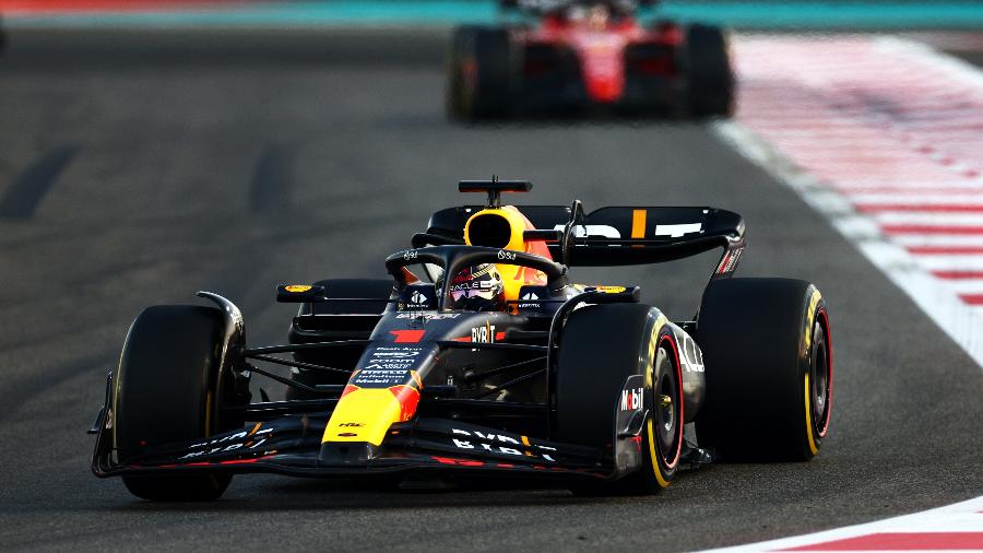 Max Verstappen durante o GP de Abu Dhabi