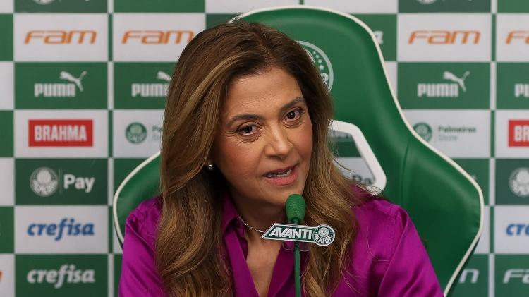 Leila Pereira foi eleita presidente do Palmeiras em 2021