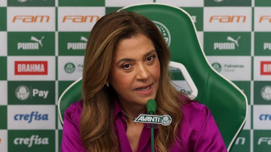 Leila Pereira, presidente do Palmeiras