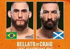 Luta entre Bellato e Craig é cancelada de última hora no UFC Vegas 106