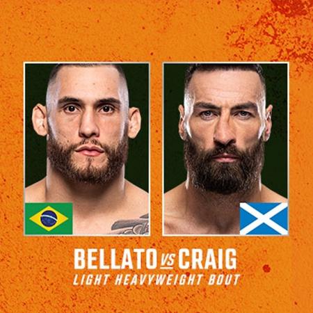 Rodolfo Bellato teve um problema médico e sua luta foi cancelada no UFC - Reproduçao/Instagram @Ufc