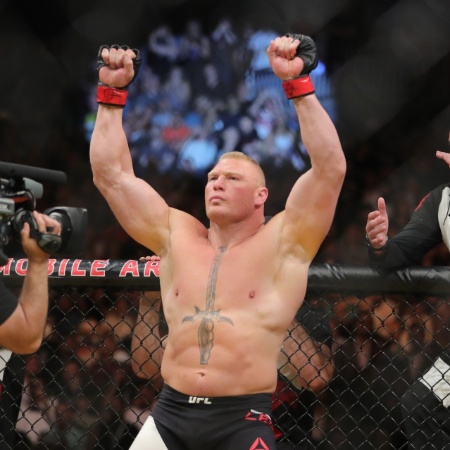 Brock Lesnar, lutador do UFC - Rey Del Rio/Getty Images