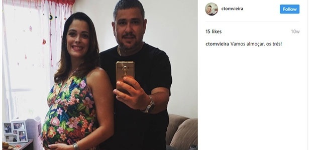 Cleiton e Raquel aguardam o nascimento de Calleri - Reprodução/Instagram