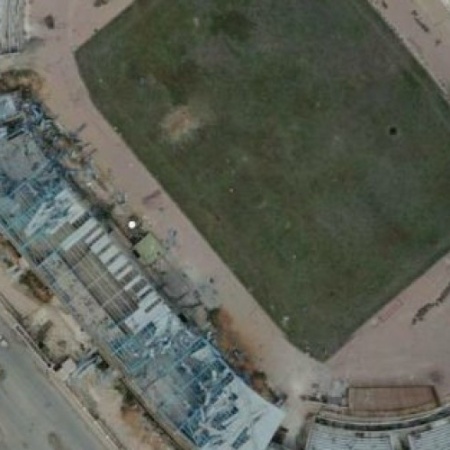Estádio em Raqqa, na Síria - Reprodução