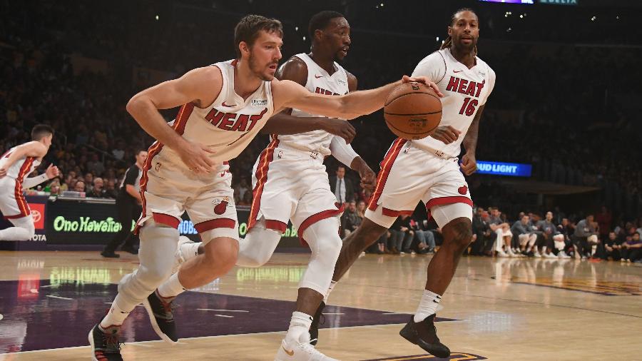 Ritmo intenso desde o primeiro dia de pré-temporada difere o Miami Heat do restante da NBA - Richard Mackson/USA Today