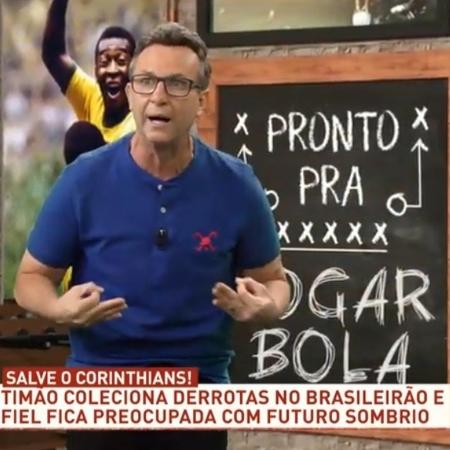 Neto detona Globo por não ceder imagem de Corinthians X Atlético-MG - Reprodução/Band