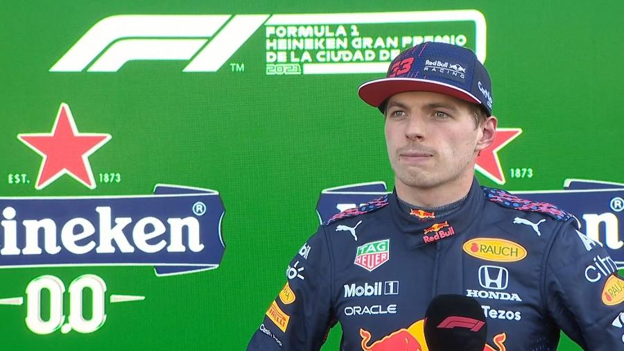 Max Verstappen, terceiro no grid do México, concede entrevista após o treino de classificação - Fórmula 1