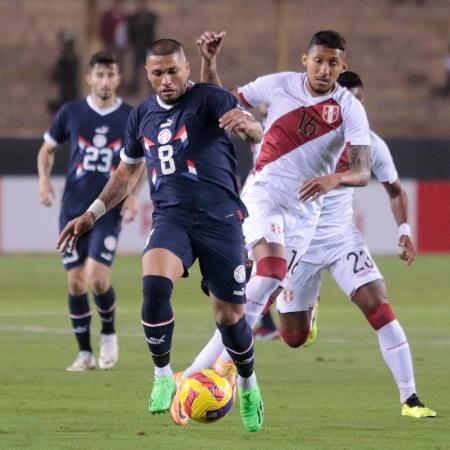 Peru e Paraguai se enfrentaram em amistoso no Estádio Monumental, em Lima - Reprodução/Twitter/Selección Paraguaya
