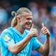 Haaland comemora gol de pênalti na partida contra o Wolverhampton