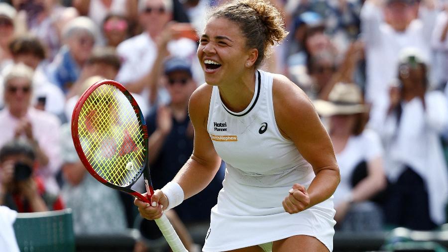 Jasmine Paolini nas semifinais de Wimbledon em 2024