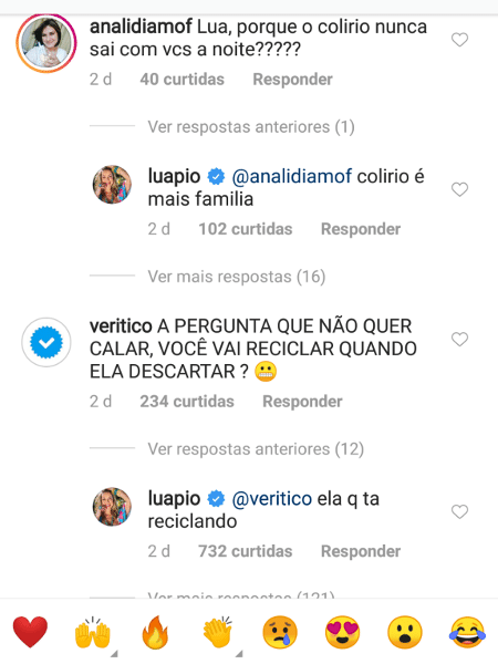 Luana Piovani responde internauta - Reprodução - Reprodução