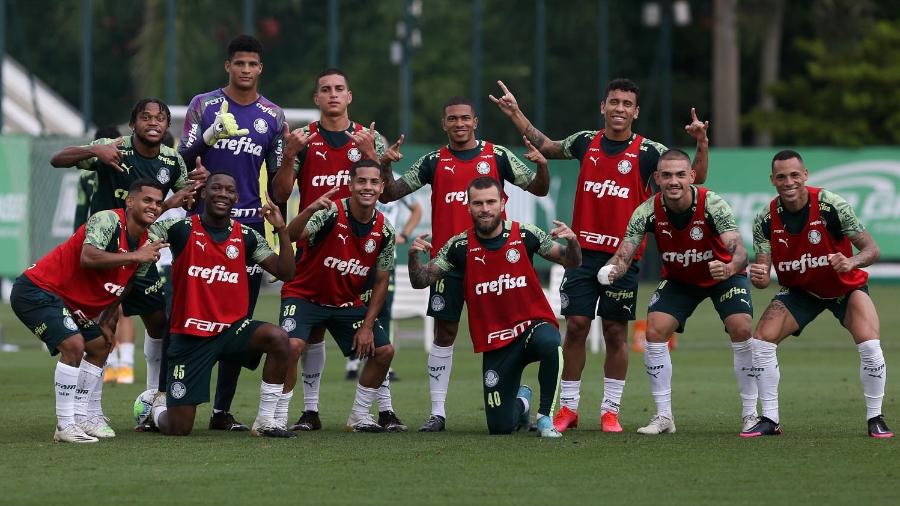 Elenco do Palmeiras treina nesta terça-feira (17) na Academia de Futebol - Cesar Greco