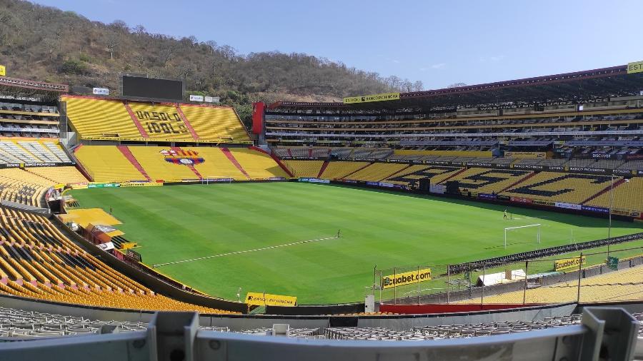 Estádio Monumental Isidro Romero Carbo, ou Banco Pichincha, em Guayaquil, no Equador, recebe final da Libertadores em 29/10/22 - Reprodução/Facebook