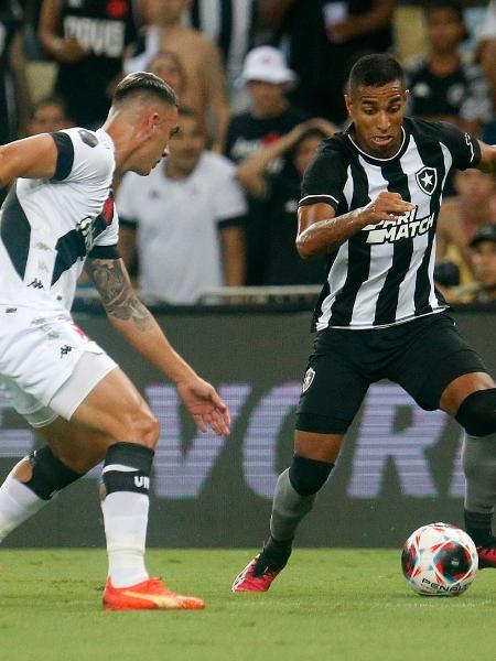 Jogadores de Vasco e Botafogo foi transmitido pela CazeTV no Carioca - Vítor Silva/ BFR