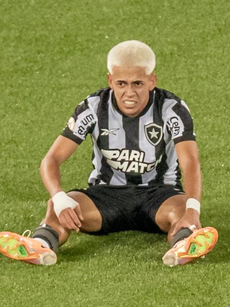 Segovinha se lamenta durante Botafogo x Flamengo, duelo do Campeonato Brasileiro Segovinha se lamenta durante Botafogo x Flamengo, duelo do Campeonato Brasileiro