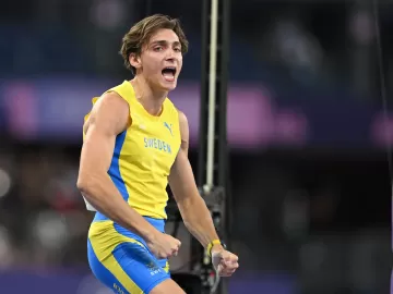 Duplantis pulveriza recorde olímpico de Braz e quebra o mundial pela 9ª vez