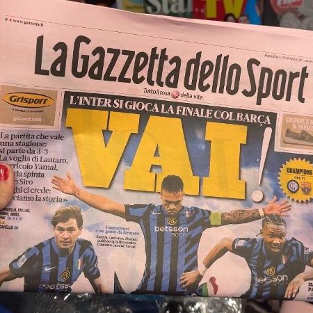 Jornais italianos repercutem presença de Lautaro na semifinal da Liga dos Campeões