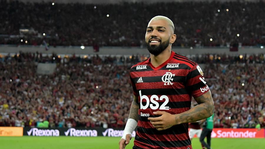 Gabigol durante Flamengo x Internacional: jogador atuou os 90 minutos - Thiago Ribeiro/AGIF