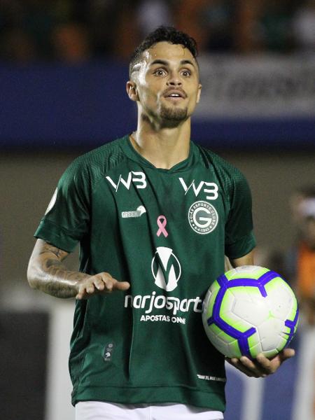 Michael comemora gol do Goiás contra o Corinthians - Heber Gomes/AGIF