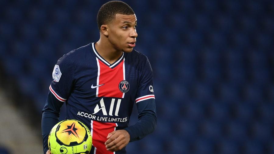 Kylian Mbappé, atacante do Paris Saint-Germain - Getty Images