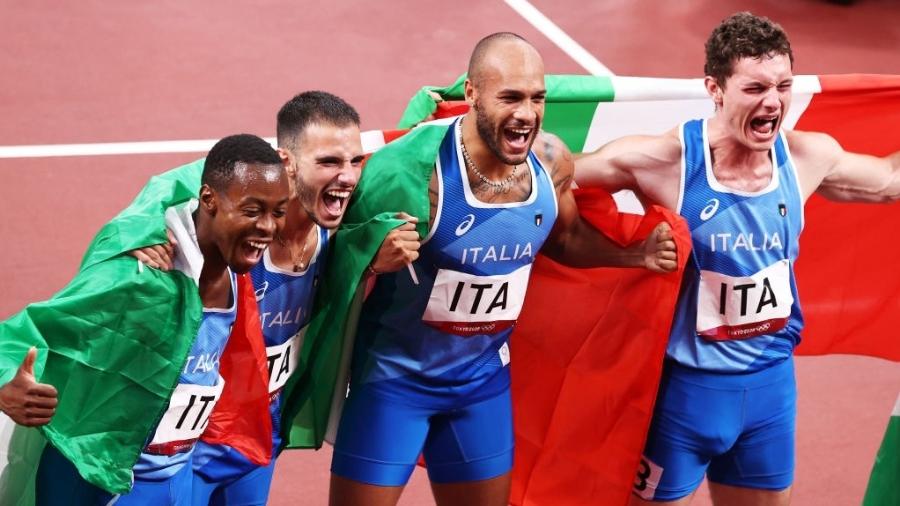 A Itália surpreendeu e venceu os 4x100m rasos nas Olimpíadas de Tóquio - Ryan Pierse/Getty Images