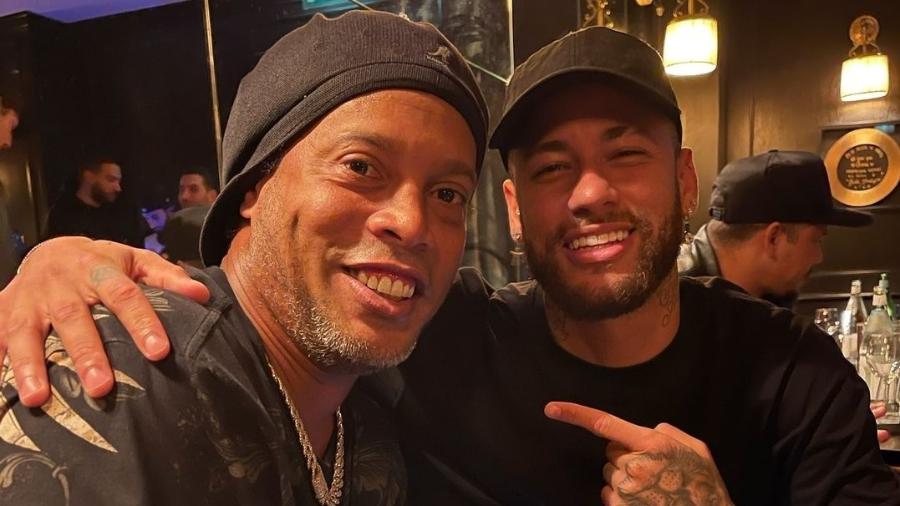 Ex-meia-atacante, que se encontrou com Neymar recentemente, disse que o camisa 10 do PSG "é o melhor" brasileiro na atualidade - Reprodução/Instagram