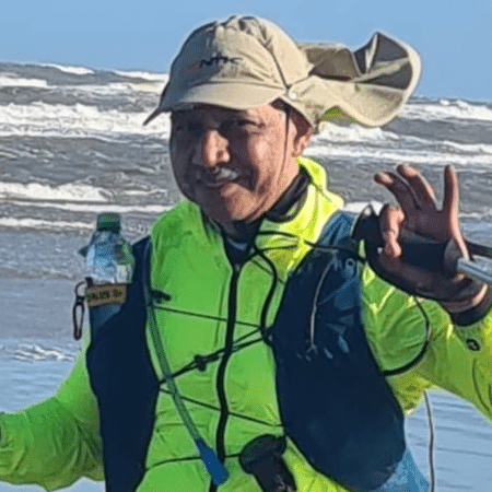 Carlos Augusto de Freitas, de 65 anos, desapareceu durante prova - Reprodução/Instagram Extremo Sul Ultramarathon