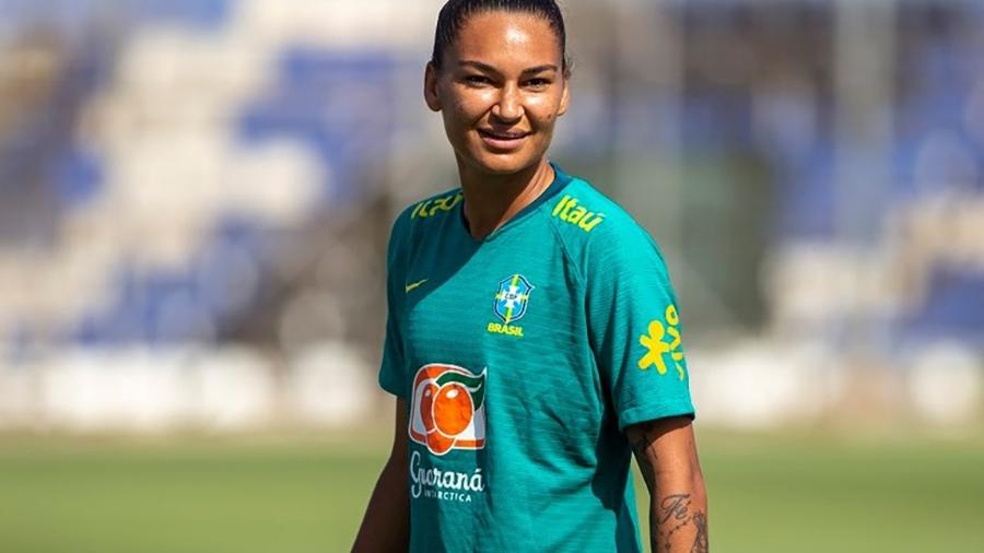 Poliana, jogadora que é reforço do Palmeiras  - Richard Callis/CBF