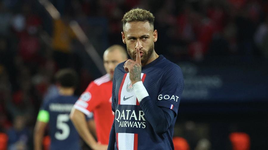 Neymar, do PSG, pode ficar de fora da Copa do Mundo, a depender do seu julgamento - Xavier Laine/Getty Images