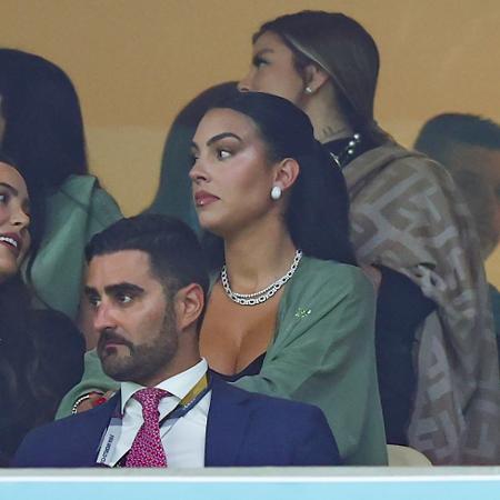 Georgina Rodríguez, esposa de Cristiano Ronaldo, na partida entre Portugal e Suíça - Tom Weller/picture alliance via Getty Images