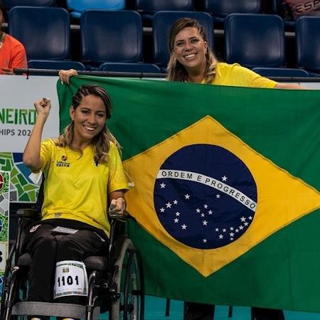 Andreza Vitória, de 21 anos, tornou-se campeã mundial ao bater Dora Basic - Dantas Júnior / Ande / Divulgação / CPB