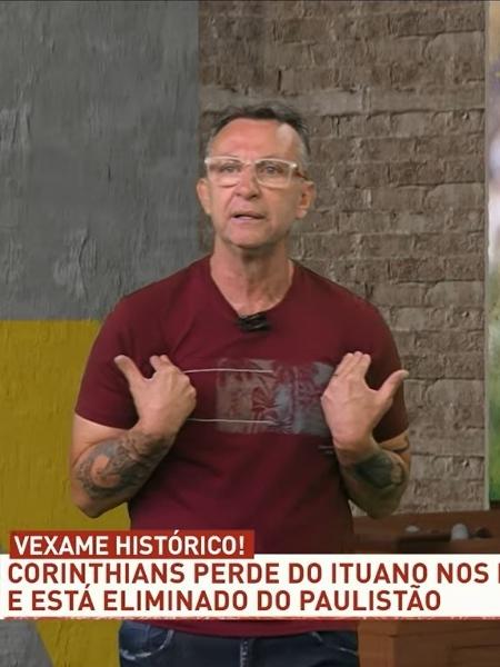 Neto detona o Corinthians após eliminação para o Ituano - Reprodução/Youtube