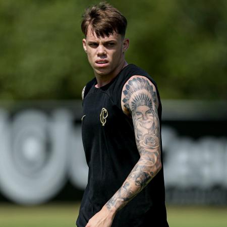 Barletta faz seu primeiro treino com o elenco do Corinthians. 22/03/2023 - Rodrigo Coca/Agência Corinthians