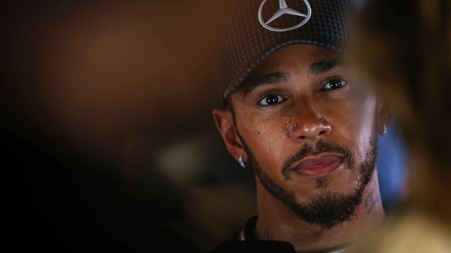 Lewis Hamilton, que tem contrato com a Mercedes até o final de 2025