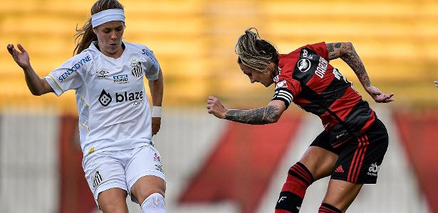 FLAMENGO 1 X 3 SANTOS, MELHORES MOMENTOS, QUARTAS DE FINAL BRASILEIRÃO  FEMININO 2023