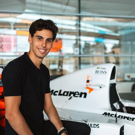 Gabriel Bortoleto, que passa a integrar a academia da McLaren