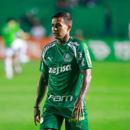 Dudu, do Palmeiras, durante aquecimento antes da partida contra o Juventude pelo Campeonato Brasileiro 2024