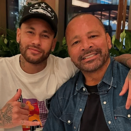Neymar pai e Neymar Jr. juntos Neymar pai e Neymar Jr. juntos