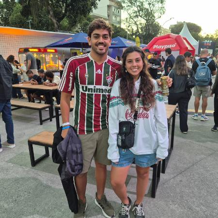 João Guilherme e Rafaela estão ligados no UTS e o Fluminense