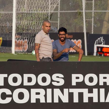 Emerson Sheik e Vilson; ex-zagueiro ofendeu equipe de arbitragem após derrota do Corinthians - Daniel Augusto Jr. / Ag. Corinthians